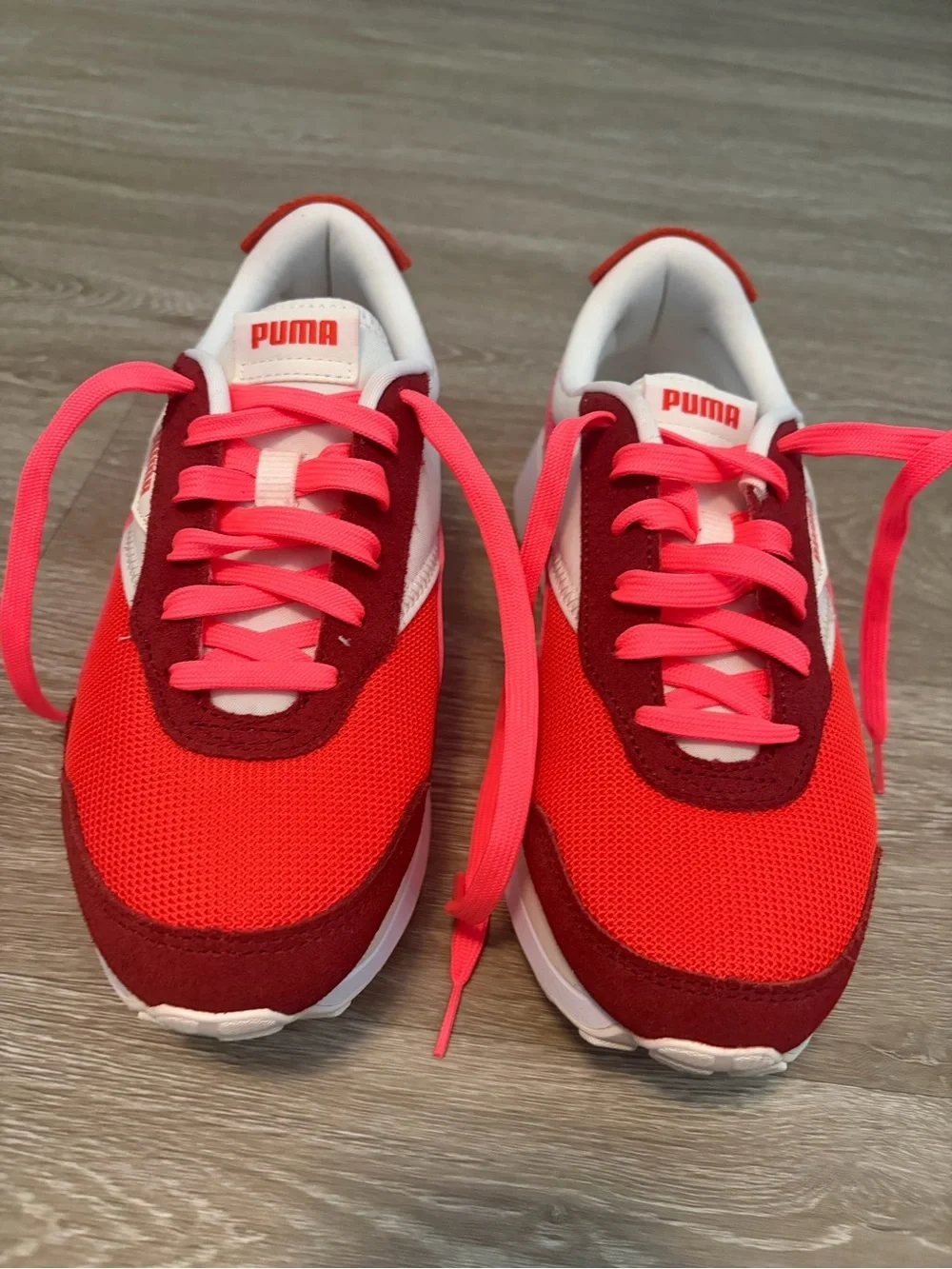 Puma Women’s Red & Pink Cruise Rider Platform Sneakers